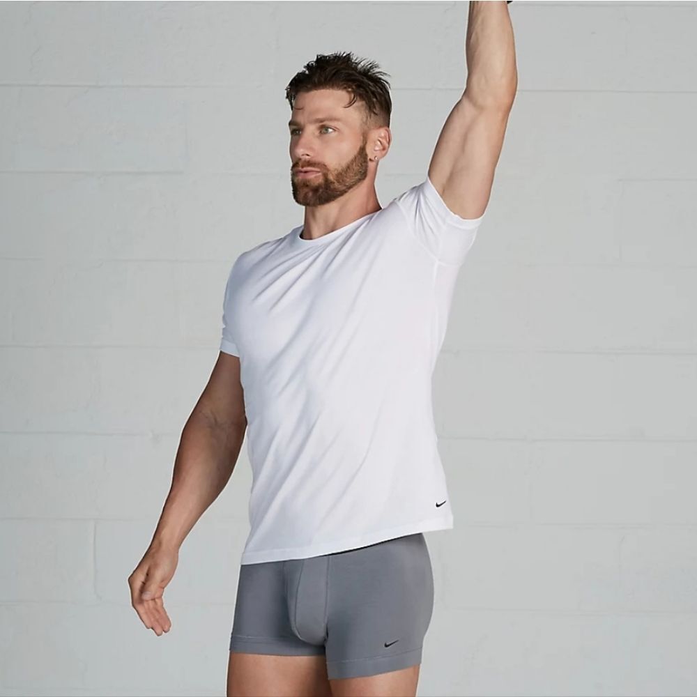 Nike Dri-Fit Essential Cotton Stretch Slim Fit Crew Neck Undershirt